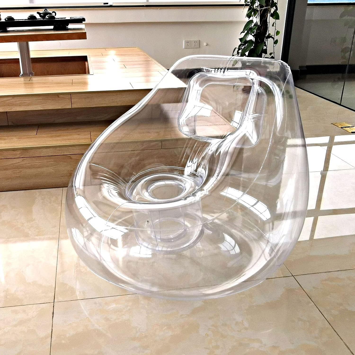 YRPNDP’s Transparent Inflatable Couch Chair Sofa